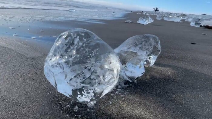ひとつひとつが“氷の宝石”だ(提供:りなさん)