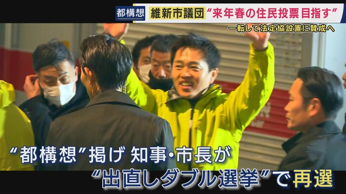 出直し選挙で当選した際の吉村知事