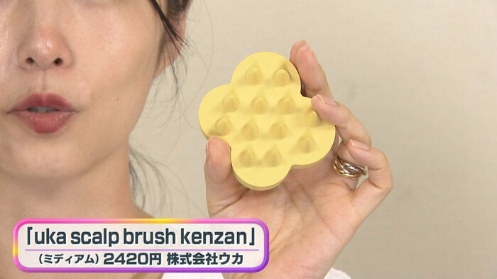 「uka scalp brush kenzan」(ミディアム)2420円 株式会社ウカ