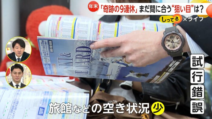 旅行窓口の様子