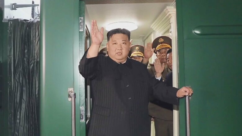 金正恩総書記が専用列車でロシア入り　プーチン大統領と4年半ぶり首脳会談へ｜FNNプライムオンライン