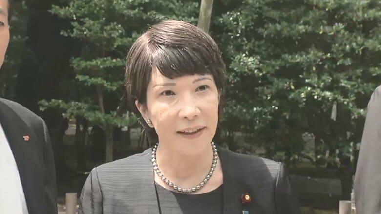 高市経済安保相が靖国神社参拝　小泉元環境相の姿も…岸田首相は玉串料を奉納｜FNNプライムオンライン