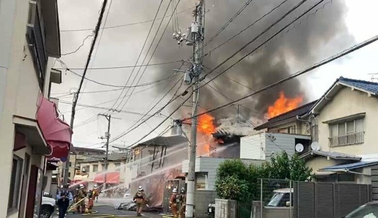 【速報】広島市南区の中華料理店で火事　店主は逃げ出して無事｜FNNプライムオンライン