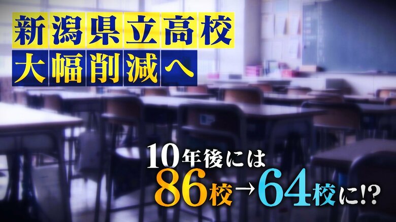 県立高校が22校も減！？高校の“統廃合”加速か…10年後に86校⇒64校の案も「ある程度の集約・維持すべき学校を選ぶのはやむを得ない」｜FNNプライムオンライン