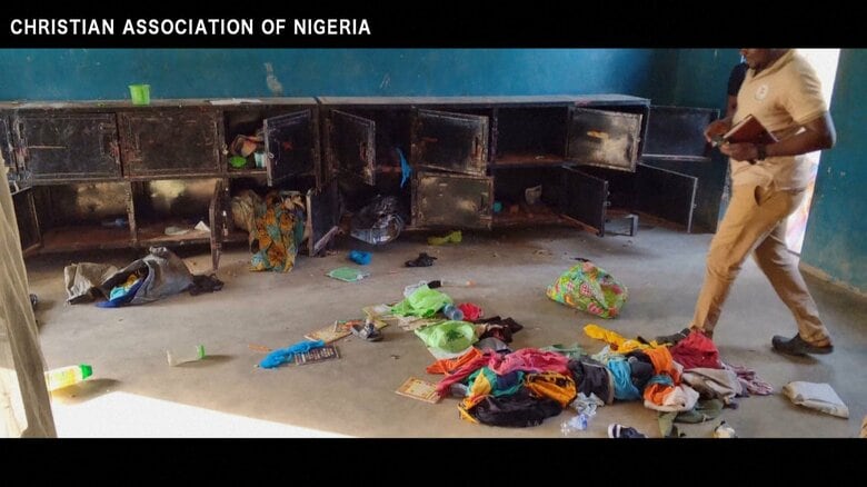 トランプ大統領が対ナイジェリア圧力強める中　学校襲撃で子どもら300人超誘拐｜FNNプライムオンライン