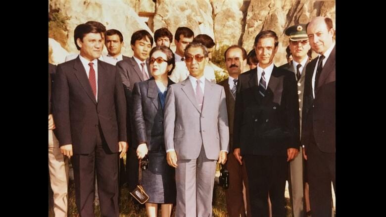 昭和61（1986）年5月　トルコを訪れた三笠宮ご夫妻（写真提供：スタジオアイレ）