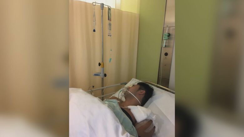 入院していた頃の志水選手