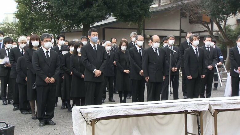 26日、大田原高校では、追悼式が行われた。