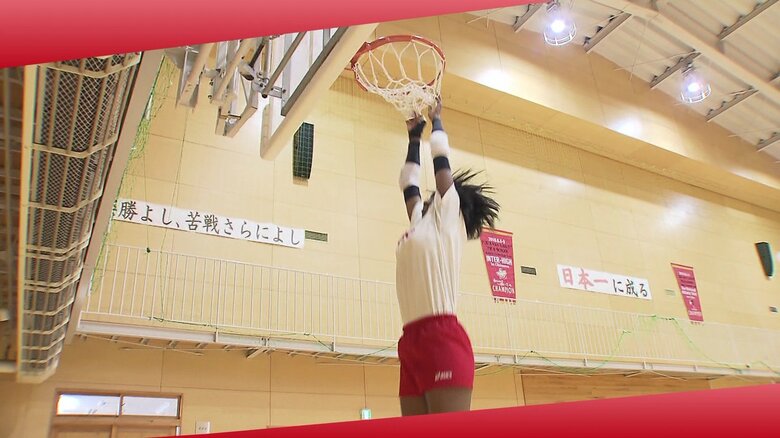 身長185cm、最高到達点は325cm