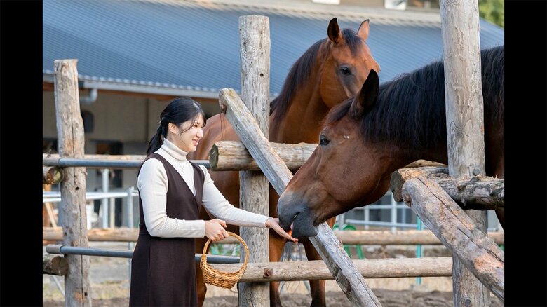 １１月２１日撮影（皇居・車馬課主馬班厩舎）宮内庁提供
