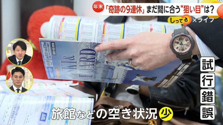 旅行窓口の様子