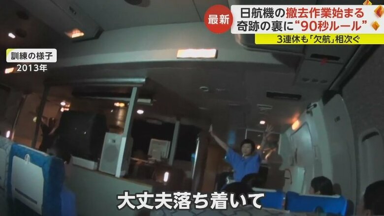 訓練の様子（2013年）