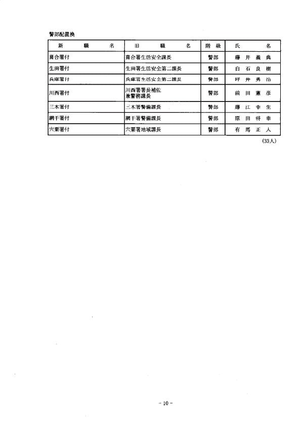 3月26日付