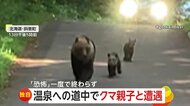 【独自】「ただただ恐怖」1日3度もクマと遭遇　温泉への道中にクマの親子　入浴中も目の前に…帰路でも出没　北海道・斜里町