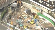 JR高輪ゲートウェイ駅周辺の工事現場で“不発弾”のようなもの発見…工事一時中断し確認急ぐ 東京・港区