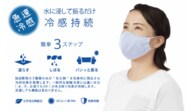 濡らして絞って振ったら「冷感持続」…水着メーカーが開発したマスクの仕組みを聞いた