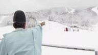 夏油高原スキー場で安全祈願祭　内陸中心に平地でも雪　岩手県北上市