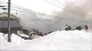 「爆発火災」受け ガス販売会社の点検進む 秋田・湯沢市