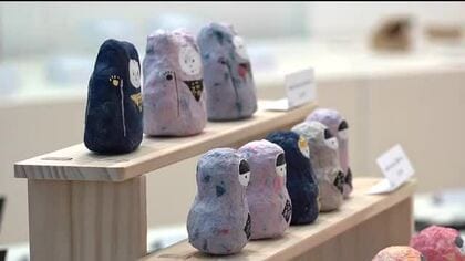 実用的でかわいらしい“手のひらサイズ”の作品展　福井県内10人の作家が出品　ふくい工芸舎で12日まで