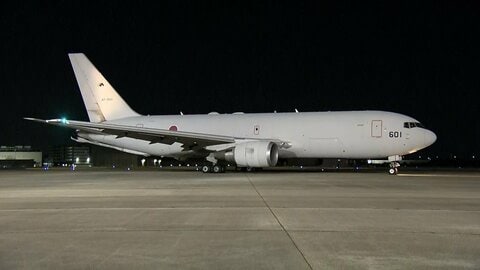日本人退避に備え自衛隊の輸送機出発　民間チャーター機使用できない事態に対応するためモルディブで待機へ