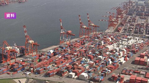 1月の貿易赤字　1兆1526億円　アメリカ向けの輸出額は2カ月連続で減少