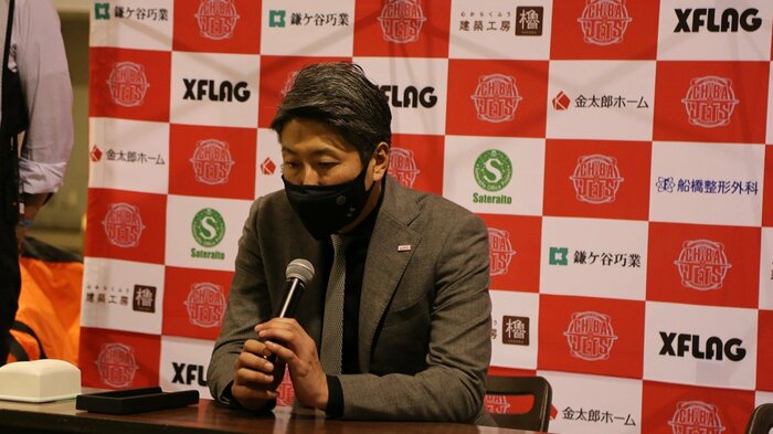 2月14日・試合後の大野HC
