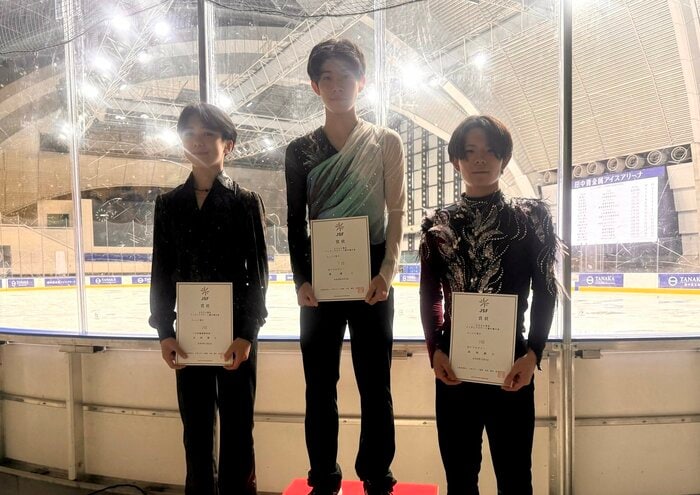 ジュニア男子表彰台（東京選手権）