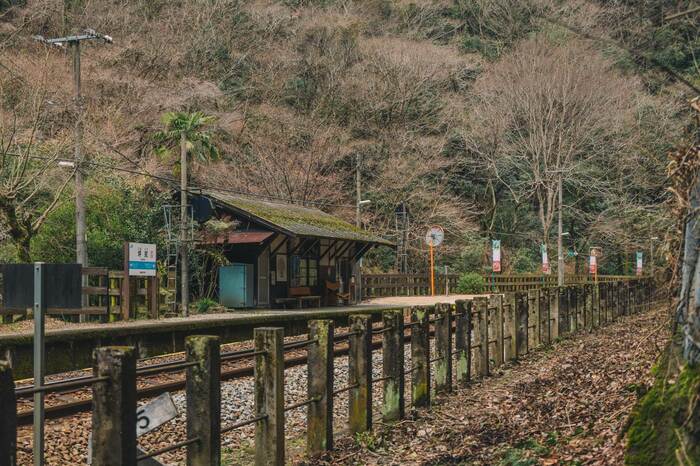 土讃線坪尻駅/徳島県(2024年2月撮影)
