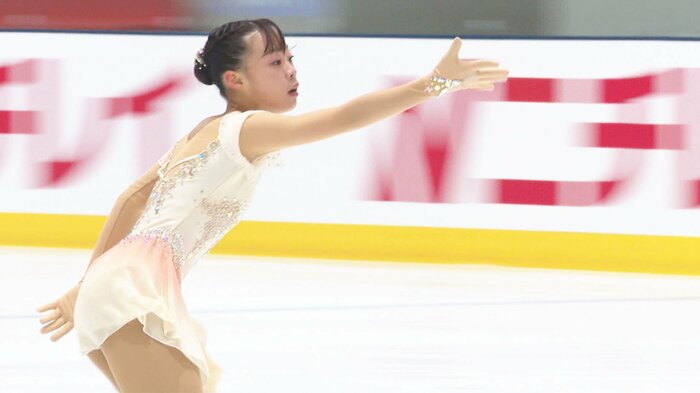 石田真綾はスケート人生で初めて3位表彰台に