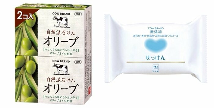 同社の「自然派石けん」「無添加せっけん」にも使用期限の表記はない(牛乳石鹸共進社株式会社 提供)
