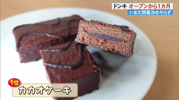 1位はカカオケーキ!