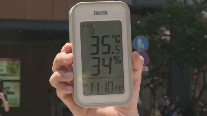８月に３５度を超えた猛暑日は４日だけ