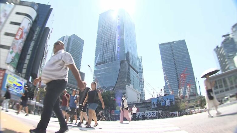 東京都心10日連続「猛暑日」過去最長を記録…年間も23日と過去最多に｜FNNプライムオンライン
