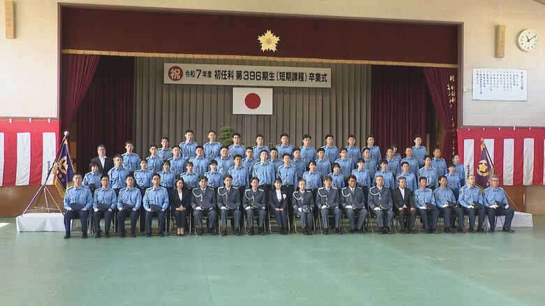 決意新たに“警察官”への一歩踏み出す！新潟県警察学校で卒業式「県民が安心して暮らすことができる新潟実現を」｜FNNプライムオンライン