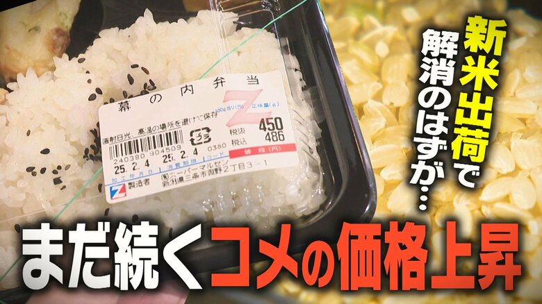 なぜ？“コメの価格高騰”続く…新米出荷で解消のはずが「必要数に足りていない」 JAは「集荷量が大幅に低下」 生産量増で価格の大幅下落を懸念する声も｜FNNプライムオンライン