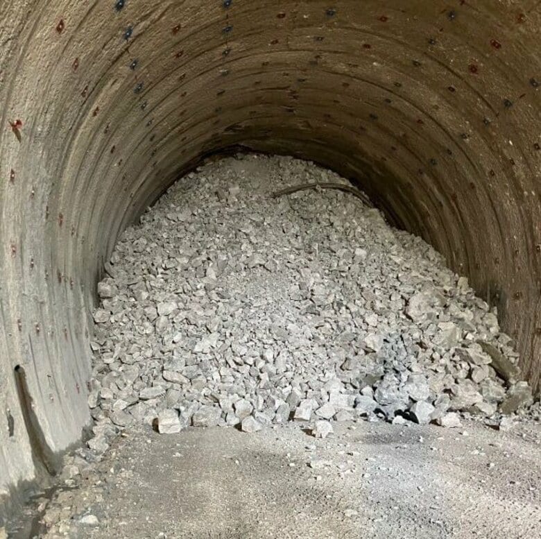 北海道新幹線「札樽トンネル」で掘削中に大量の土砂流入＿ケガ人なし＿小樽市の地下約200m＿地上部への影響を調査中＿工事再開のメド立たず｜FNNプライムオンライン