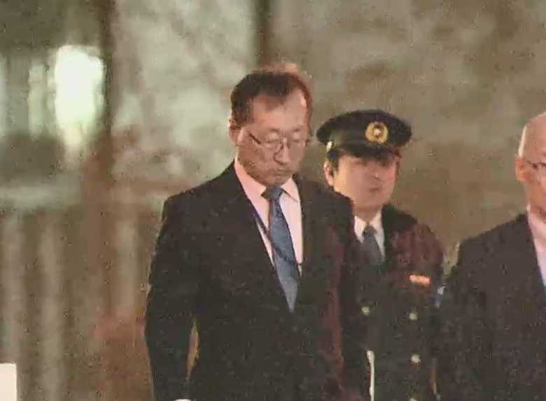 29日に官邸を訪れてリハーサルを行った書家の茂住修身さん