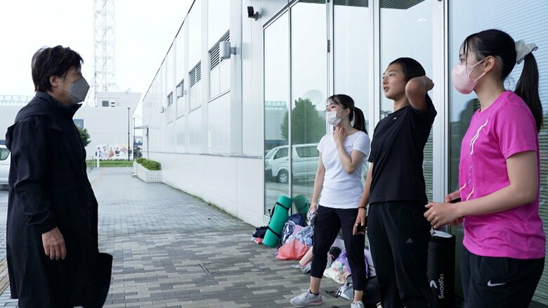 岡山から神戸へ拠点を移した三宅は、中野園子コーチから指導を受けることに