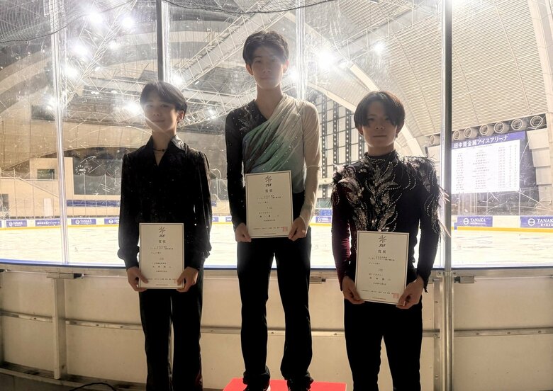 ジュニア男子表彰台（東京選手権）