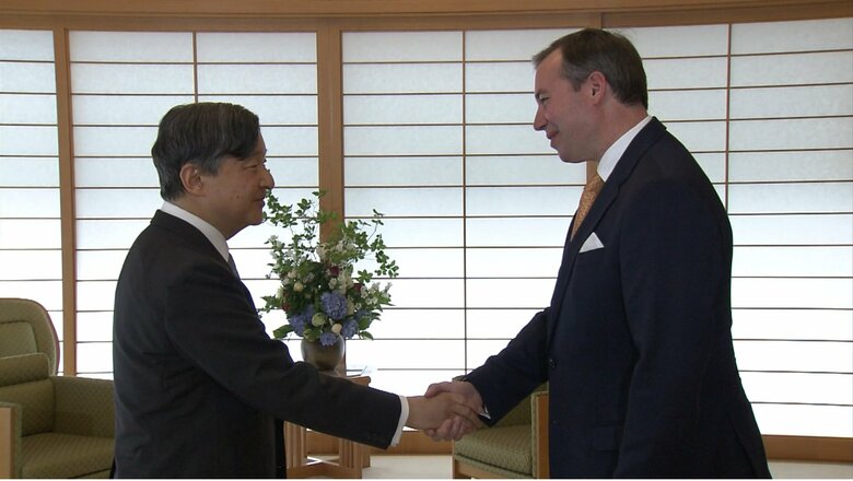 ルクセンブルクのギヨーム皇太子と面会された　6月10日