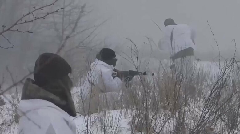 ロシアの軍事演習（ロシア国防省1月25日公開）