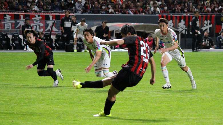 決勝のPKを決めた大森真吾選手