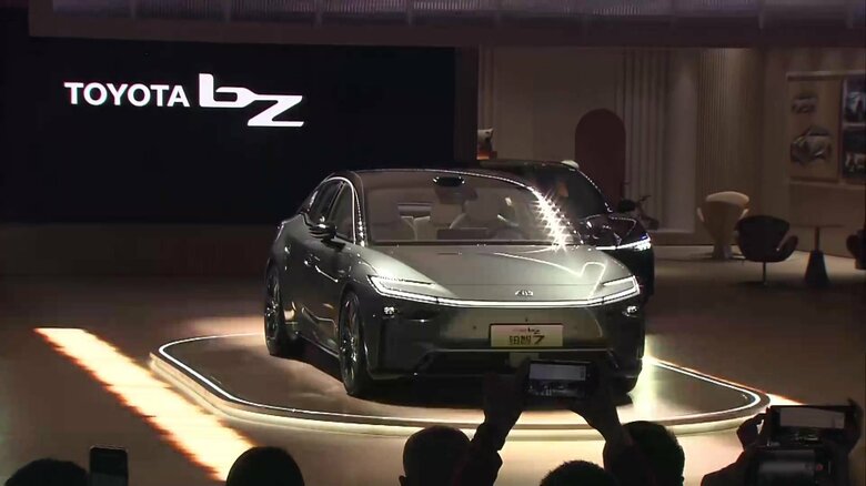 トヨタが現地パートナーと共同開発した、中国市場向けの新型EV