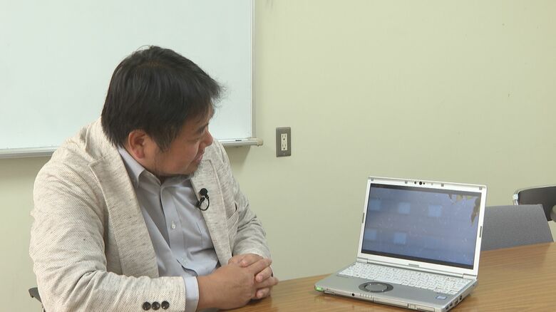 昆虫の生態に詳しい信州大学理学部・東城幸治教授