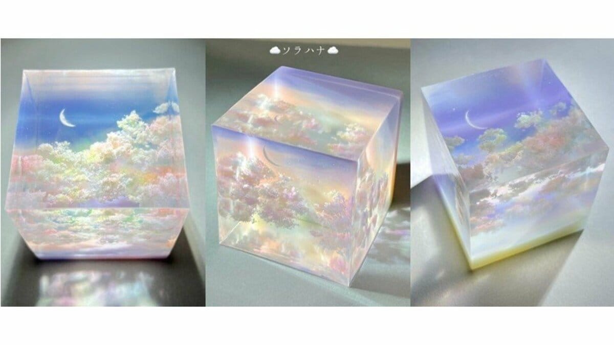 大好きな“空”を「四角く切り取った」作品に10万いいね…作り方を聞いて