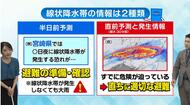 線状降水帯の情報は2種類　「半日前予測」で避難の準備・確認　「直前予測と発生情報」で直ちに適切な避難を　気象予報士が解説