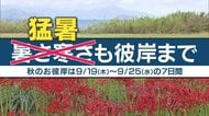 ことしは『猛暑も彼岸まで』　厳しい暑さ続き「彼岸の頃からちょ…