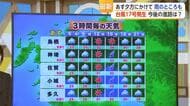 13日夕方にかけて雨のところも　台風17号発生　今後の進路は？【佐賀県】
