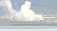 北朝鮮が韓国側に向け自走砲少なくとも3台を配備　兵士らしき人物が赤い旗を振り砲口が動く様子を撮影　境界付近では数十秒間に約10回の爆発音も
