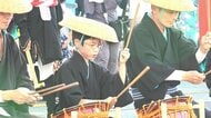 小学生としては初の「囃子方」…きっかけは幼少期の“太鼓ゲーム”　500年以上の伝統「黒丸踊」初舞台への挑戦